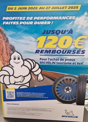 OFFRE MICHELIN JUIN JUILLET 25